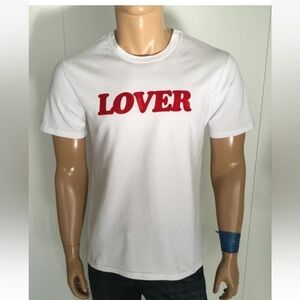 Bianca Chandon Red Logo “Lover “ T-Shirt Size L